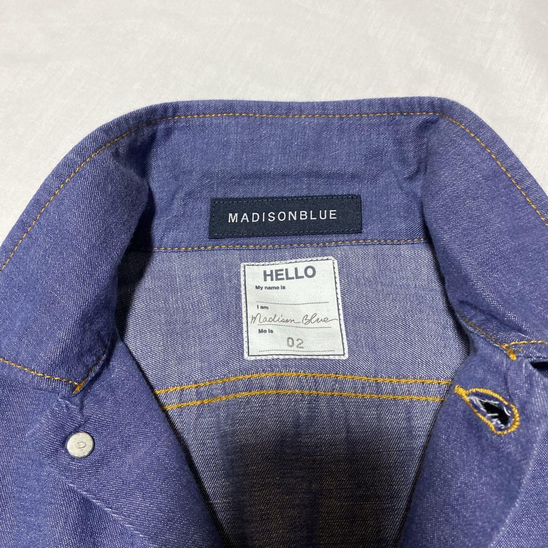 【極美品】MADISON BLUE デニムジャケット2 シャツ ライダース
