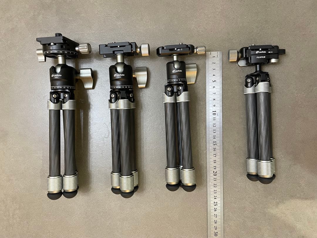 Leofoto MT-02Pro+LH-22 ブラック三脚雲台セットカーボンミニ