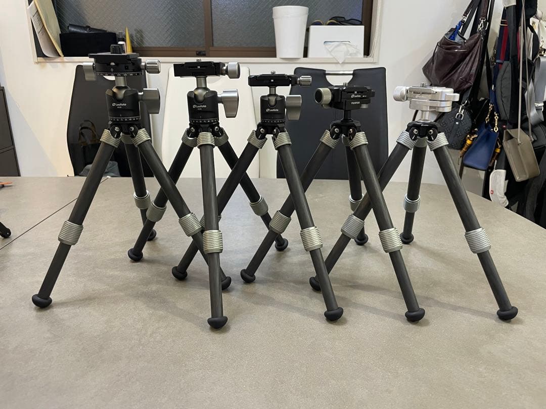 Leofoto MT-02Pro+LH-22 ブラック三脚雲台セットカーボンミニ
