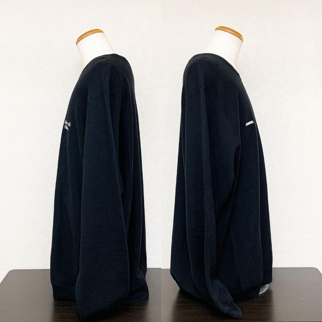 【コラボ】ネイバーフッド スウェット トレーナー ブラック 長袖 カットソー