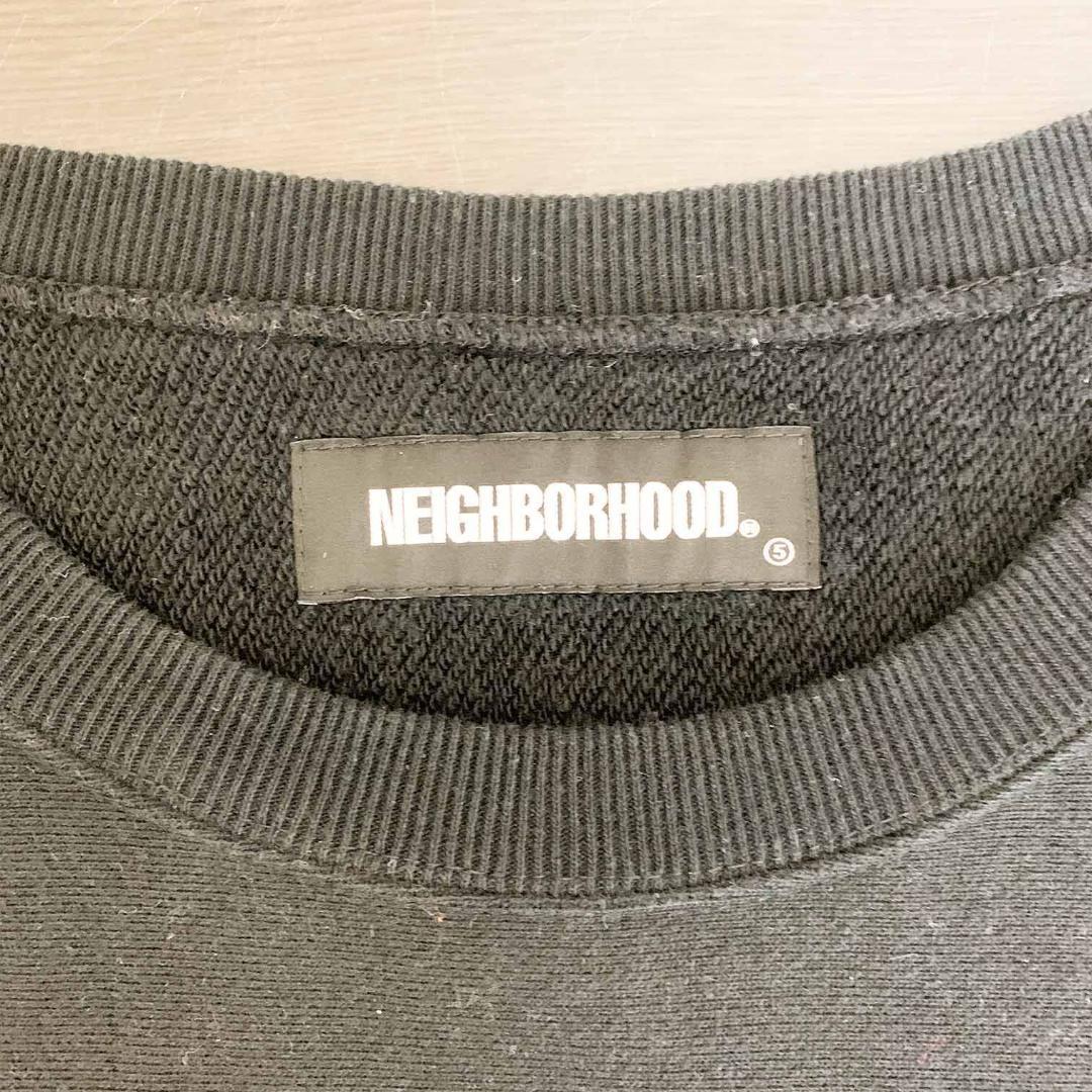 【コラボ】ネイバーフッド スウェット トレーナー ブラック 長袖 カットソー