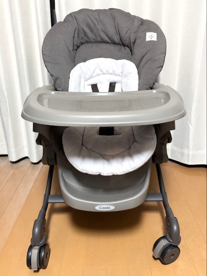 【美品✨】コンビ ネムリラ オートスウィング シンプライト 電動ハイローチェア