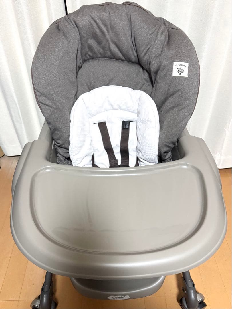 【美品✨】コンビ ネムリラ オートスウィング シンプライト 電動ハイローチェア