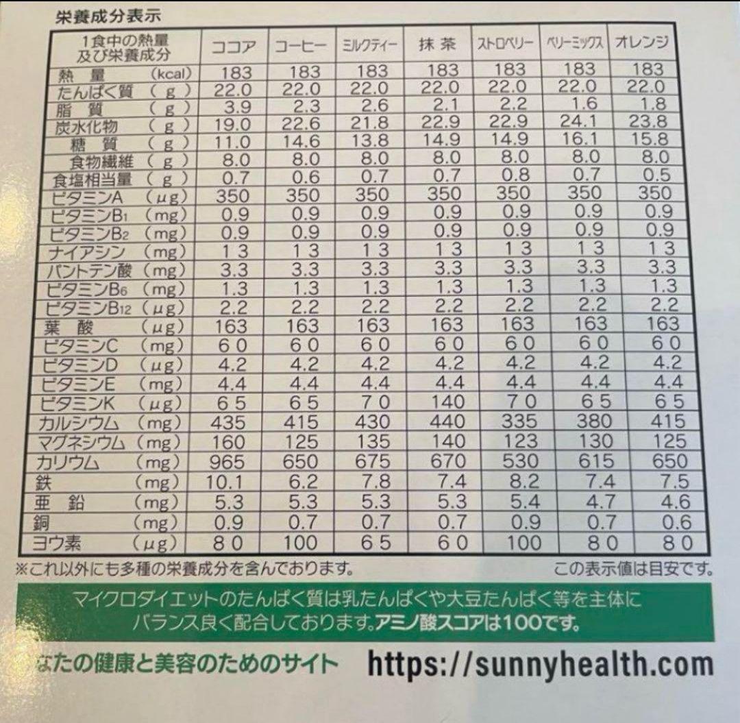 マイクロダイエット　ストロベリー　42食
