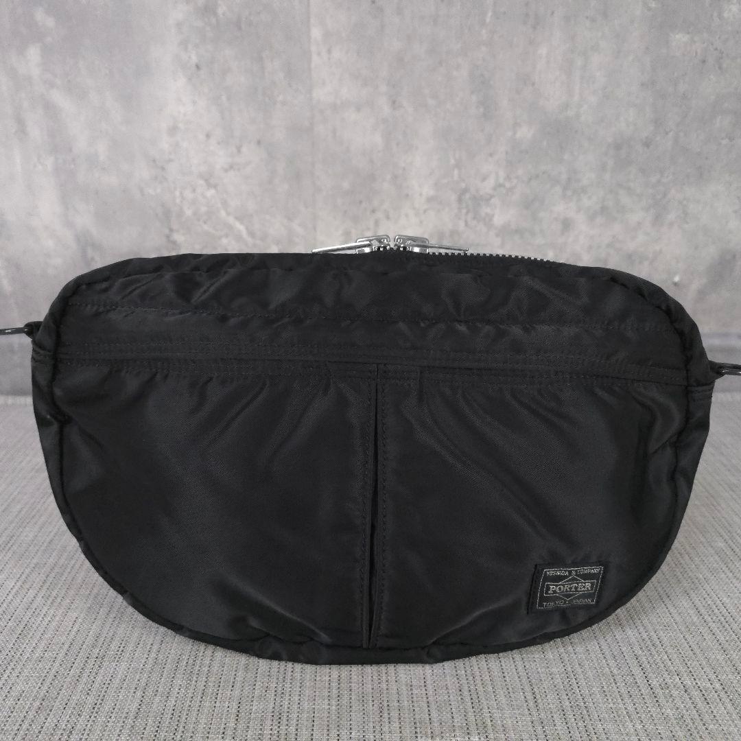 未使用に近い　PORTER　タンカー　ショルダーバッグ　最終モデル　オーバル　黒