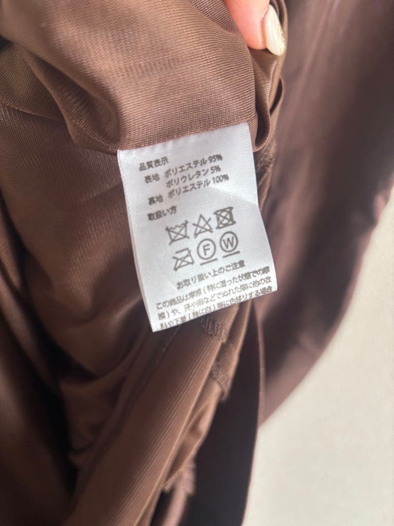 新品✨️ ブラウン キャバドレス ドレス Lサイズ ジュエルズ