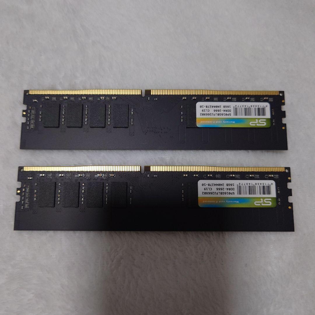 DDR4-2666(PC4-21300) 16GB×2枚 288Pin