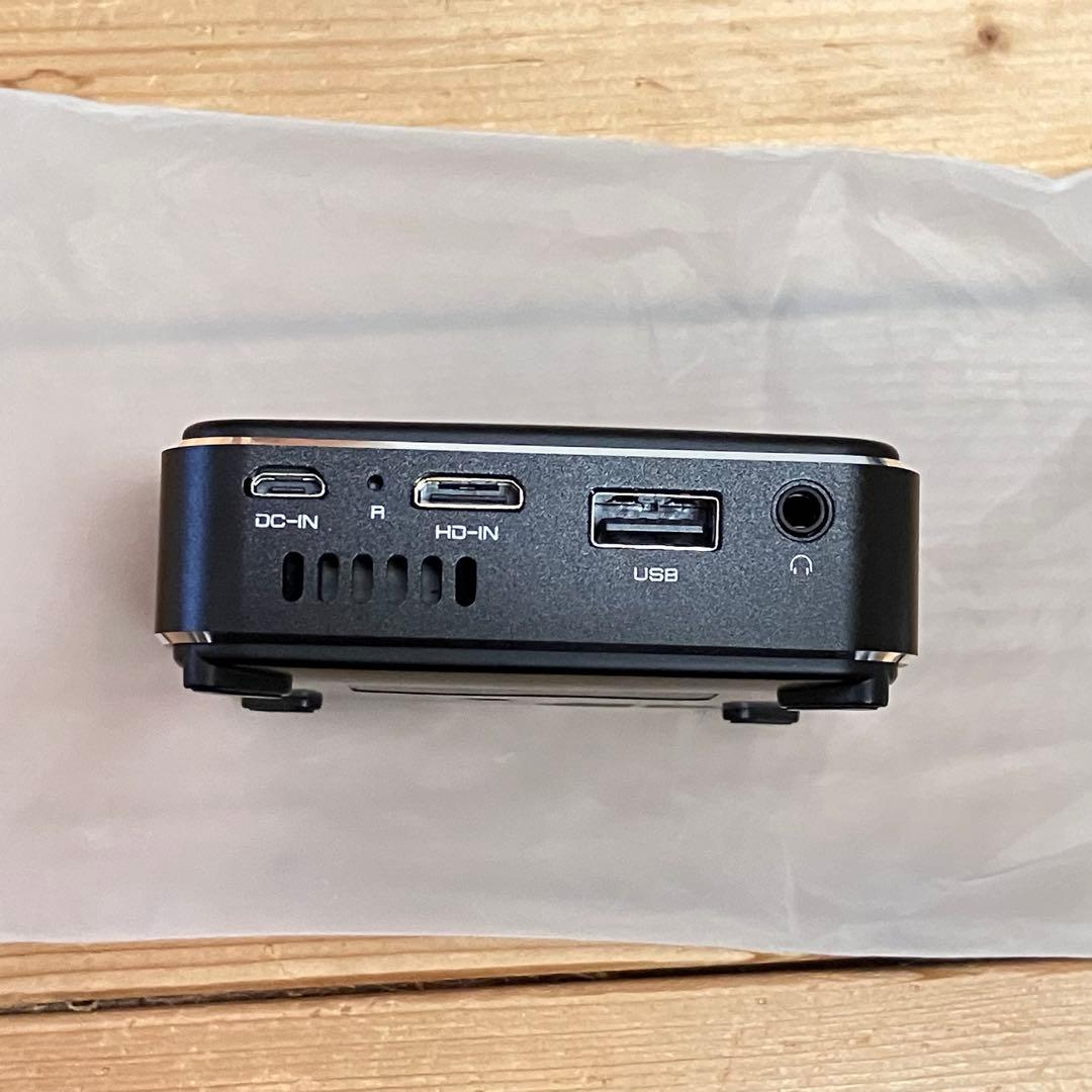 超小型モバイルプロジェクター MINI PROJECTOR 動作確認、初期化済み