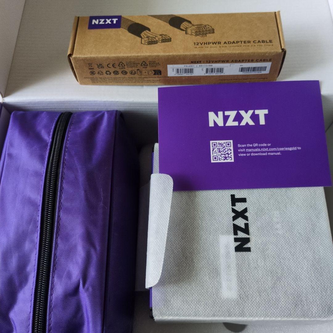 NZXT C1000 GOLD ATX PSU 1000W　12VHPWR 付き