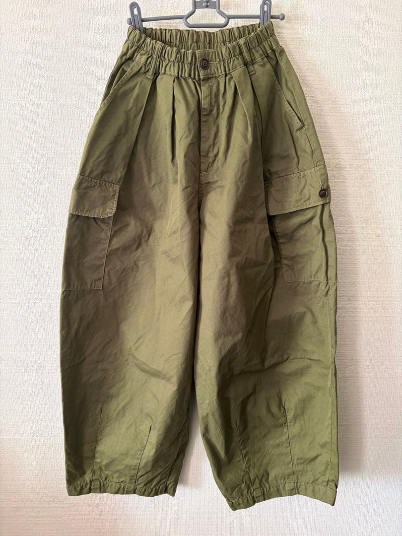 HARVESTY オリーブ　カーキ　カーゴパンツ　size 2