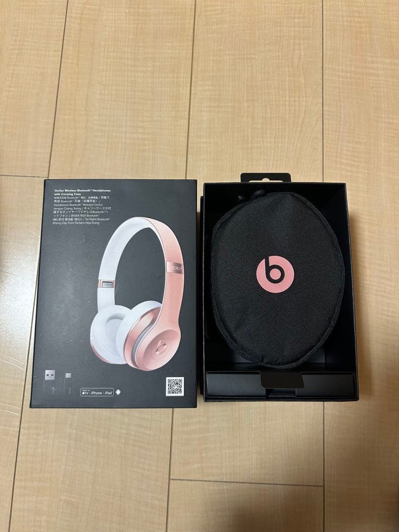 BEATS SOLO3 ワイヤレスヘッドフォン ローズゴールド