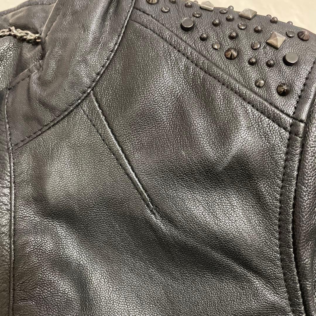 【希少】 ハーレーダビッドソン スタッズ ロゴ 刺繍 ライダース