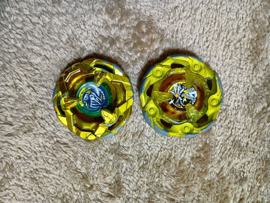 ジャンク　ベイブレードx ウィザードロッドゴールド　ナイトシールドゴールド