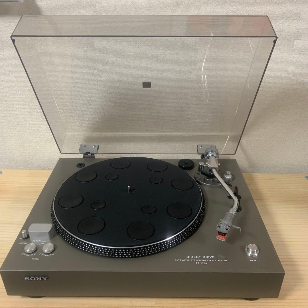 動作品 SONY PS-3700 レコードプレーヤー D.D.