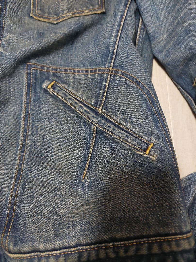 ナンバーナイン　07春夏ABOUT A BOY期　デニムジャケット　音符