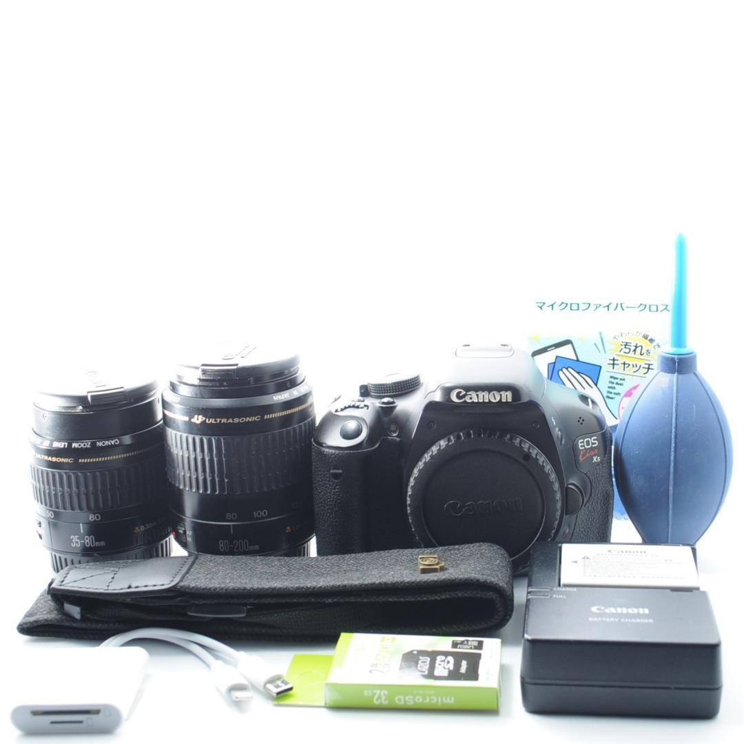 家族も風景も綺麗に❤️Canon Kiss X5✨望遠＆標準Wレンズですぐに使え