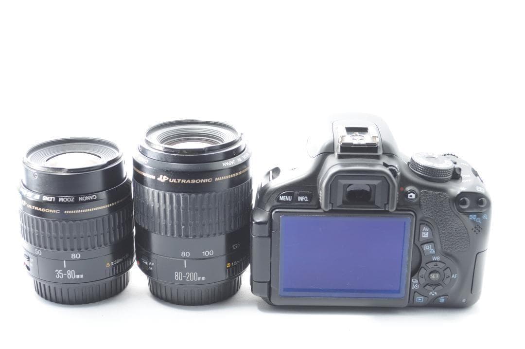 家族も風景も綺麗に❤️Canon Kiss X5✨望遠＆標準Wレンズですぐに使え