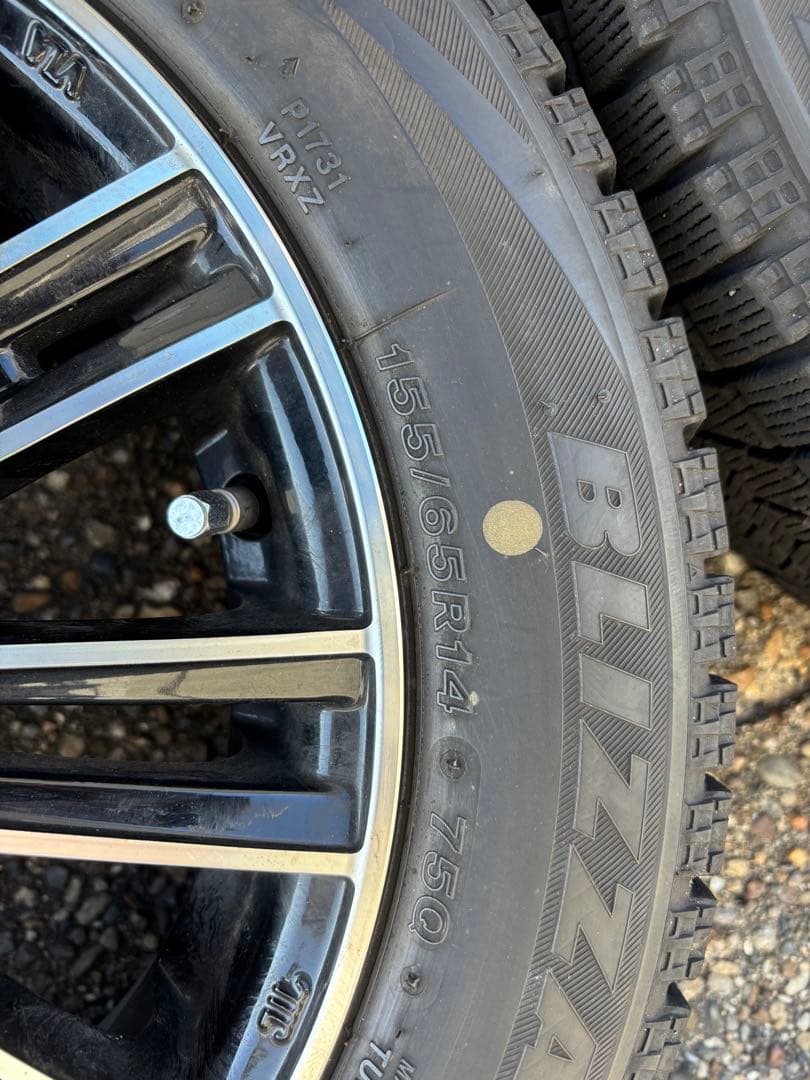 BLIZZAK VRX 155/65R14 タイヤ・ホイールセット　スタッドレス