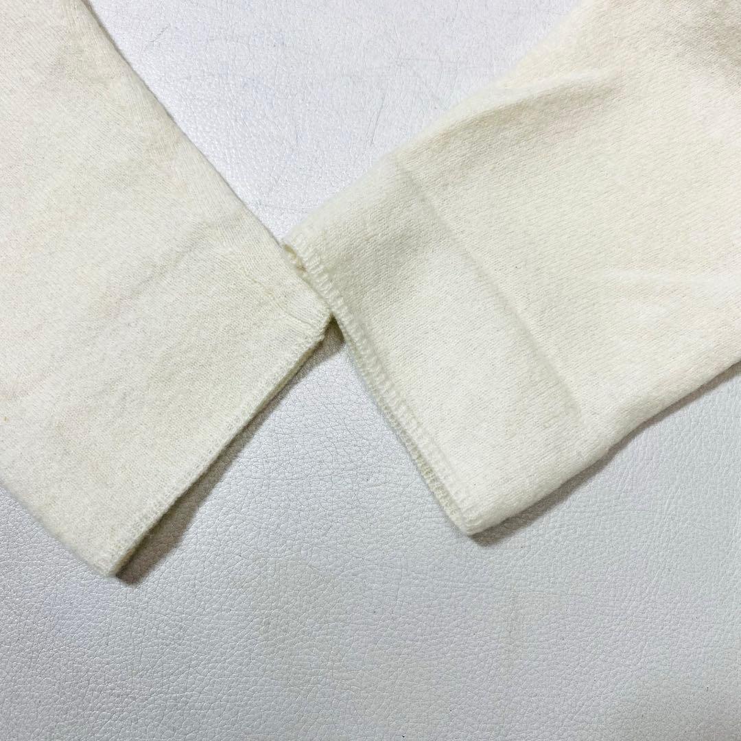 45rpm 45R フロート縮絨deレースTシャツ ウール 長袖 トップス