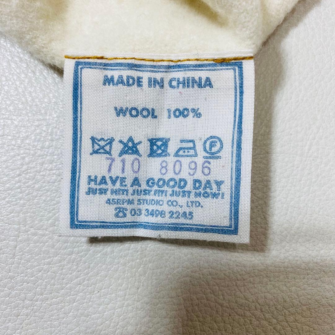 45rpm 45R フロート縮絨deレースTシャツ ウール 長袖 トップス