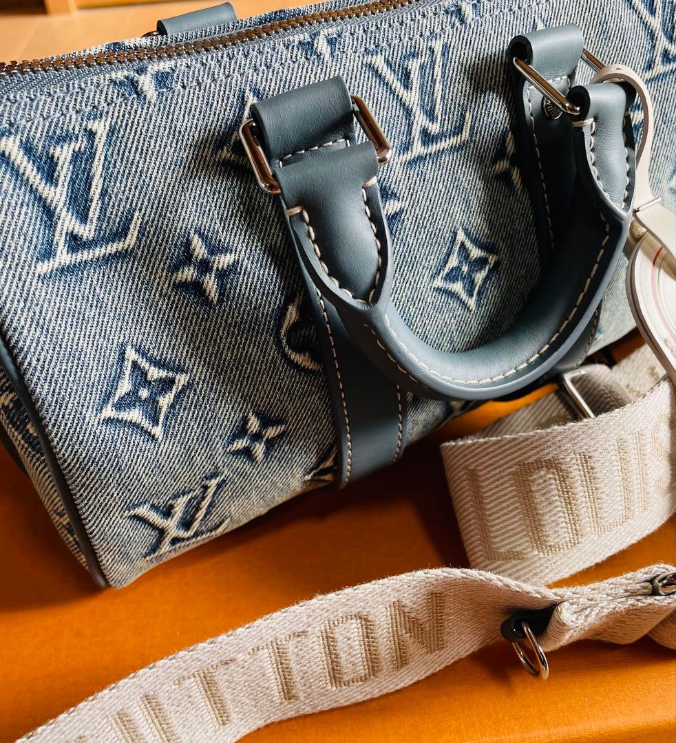 美品　ルイヴィトン　キーポル25 デニムモノグラム
