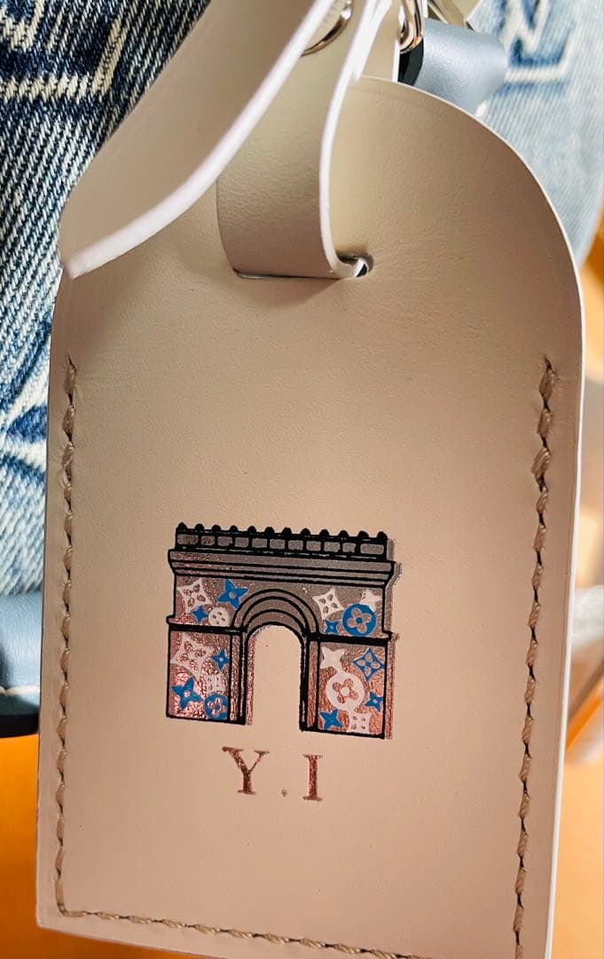 美品　ルイヴィトン　キーポル25 デニムモノグラム