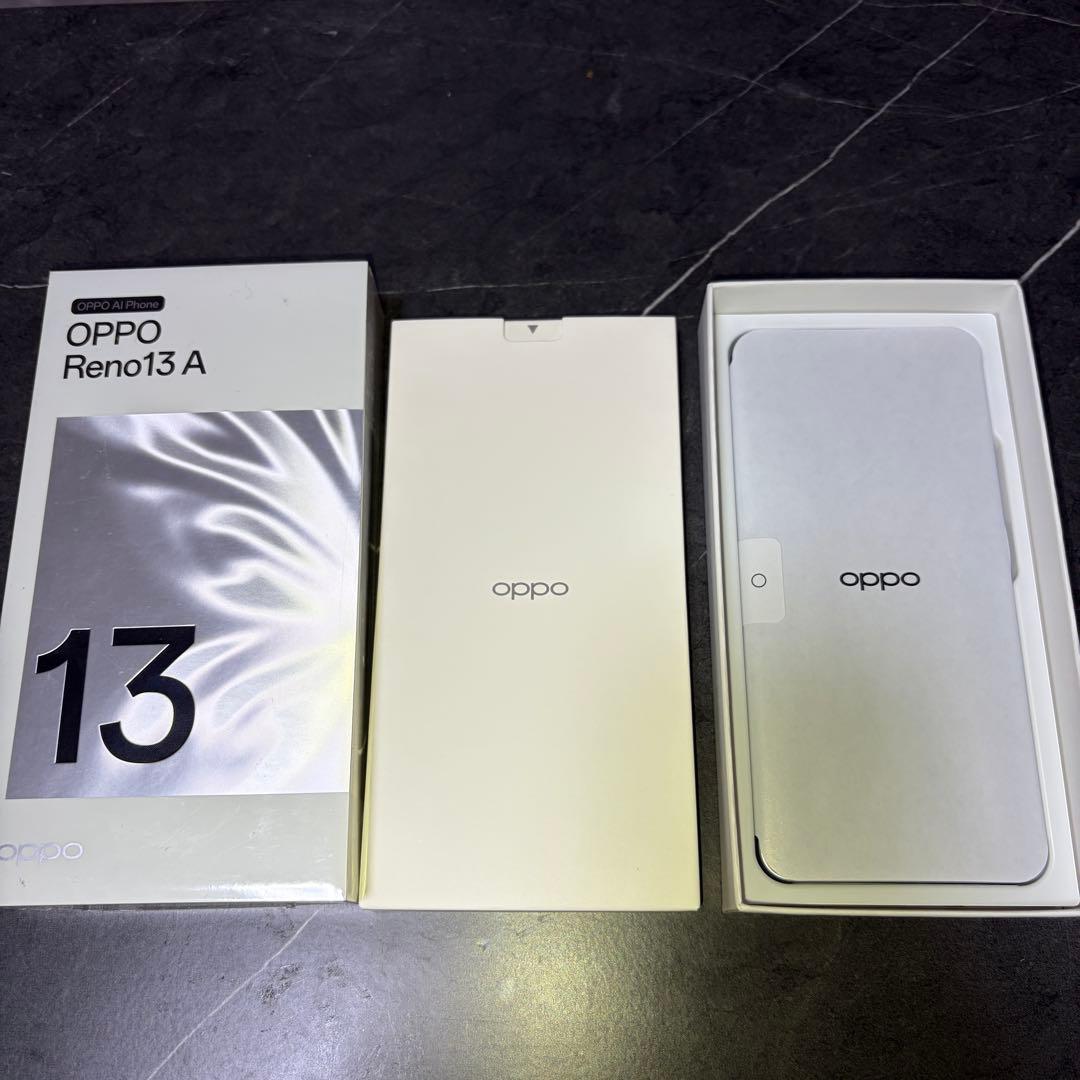 【未使用品】OPPO Reno13 A アイスブルー　SIMフリー端末