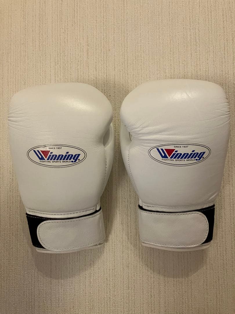 winning ウィニングボクシンググローブ ホワイト 10オンス MS-300
