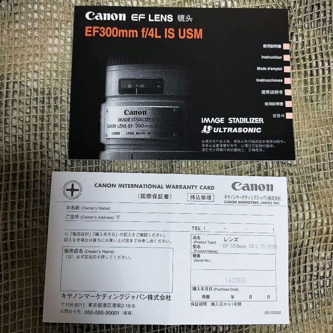 完全最終値下 美品 EF300mm F4L IS USM 迷彩スパッタ2種