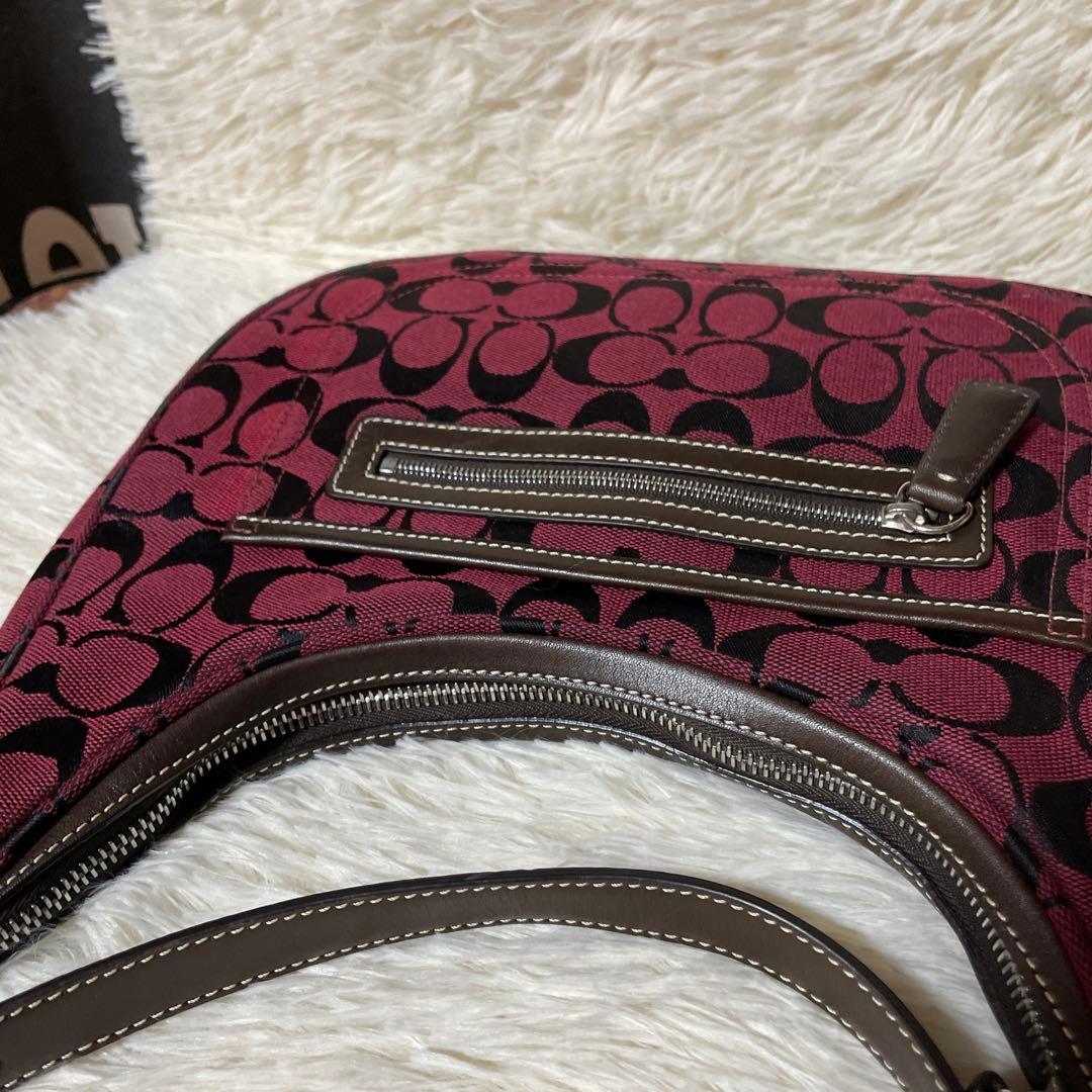 コーチ シグネチャー 柄 ホーボー Y2K ワンショルダー　6045