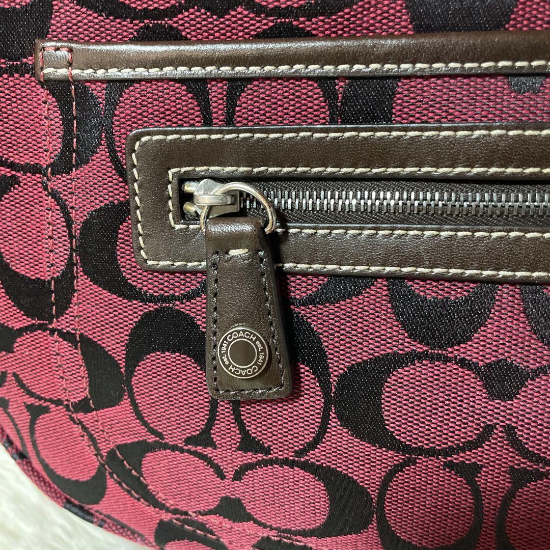 コーチ シグネチャー 柄 ホーボー Y2K ワンショルダー　6045