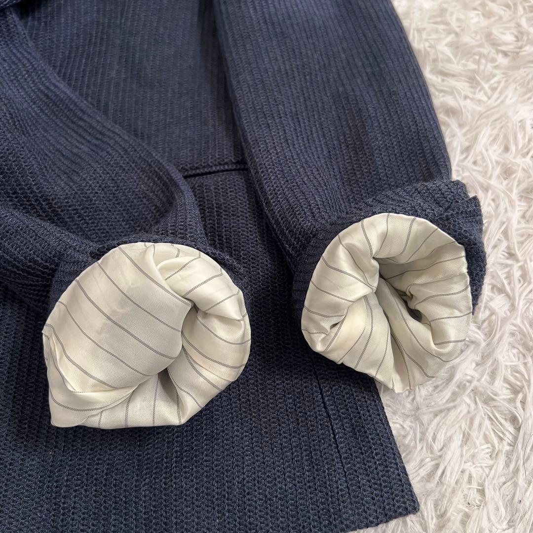 美品✨現行 ポールスミス ジャケット ニット アンコン ドット裏地 総裏 M