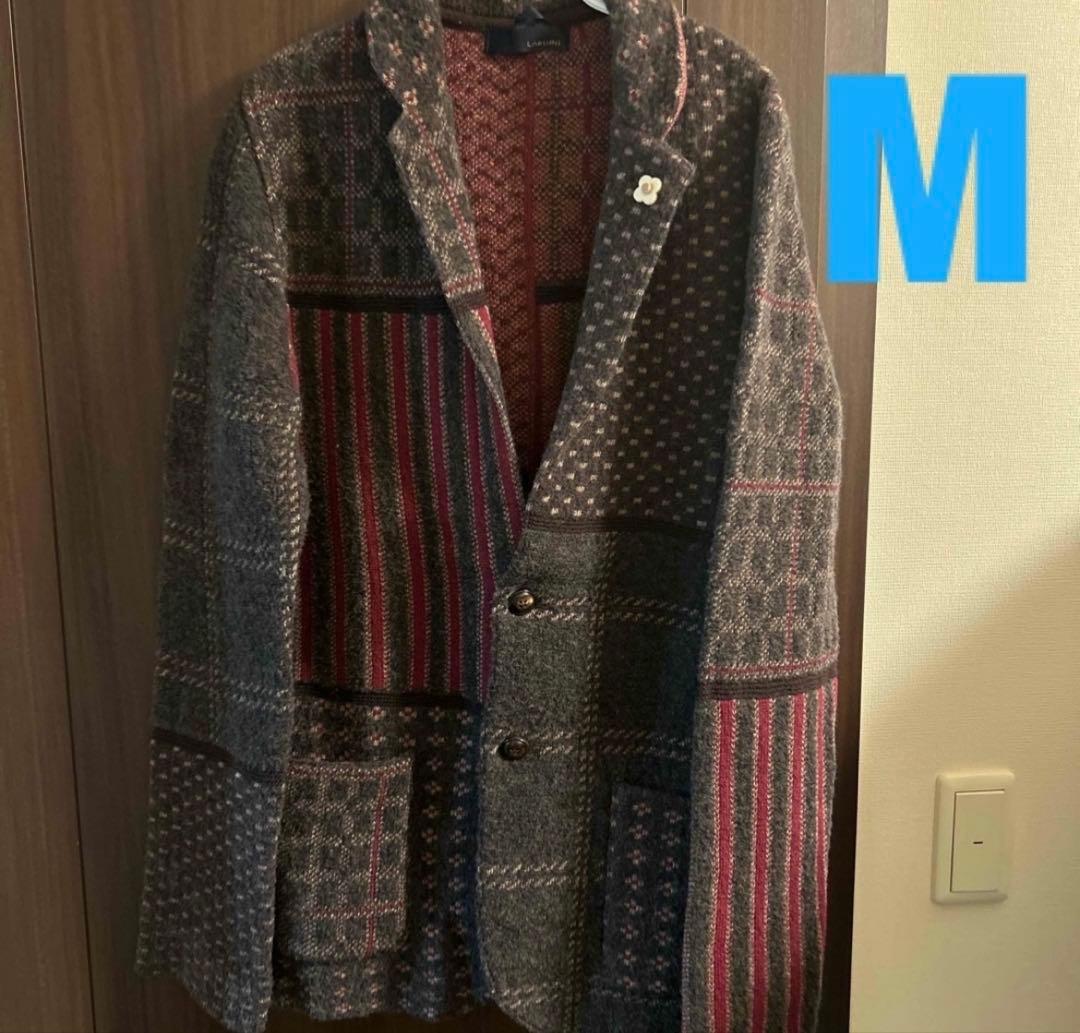 LARDINI ラルディーニ パッチワーク テーラードジャケット M