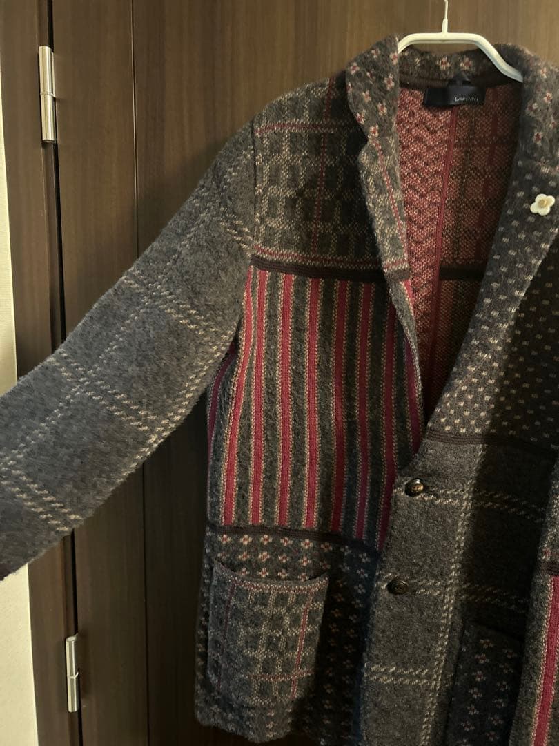 LARDINI ラルディーニ パッチワーク テーラードジャケット M