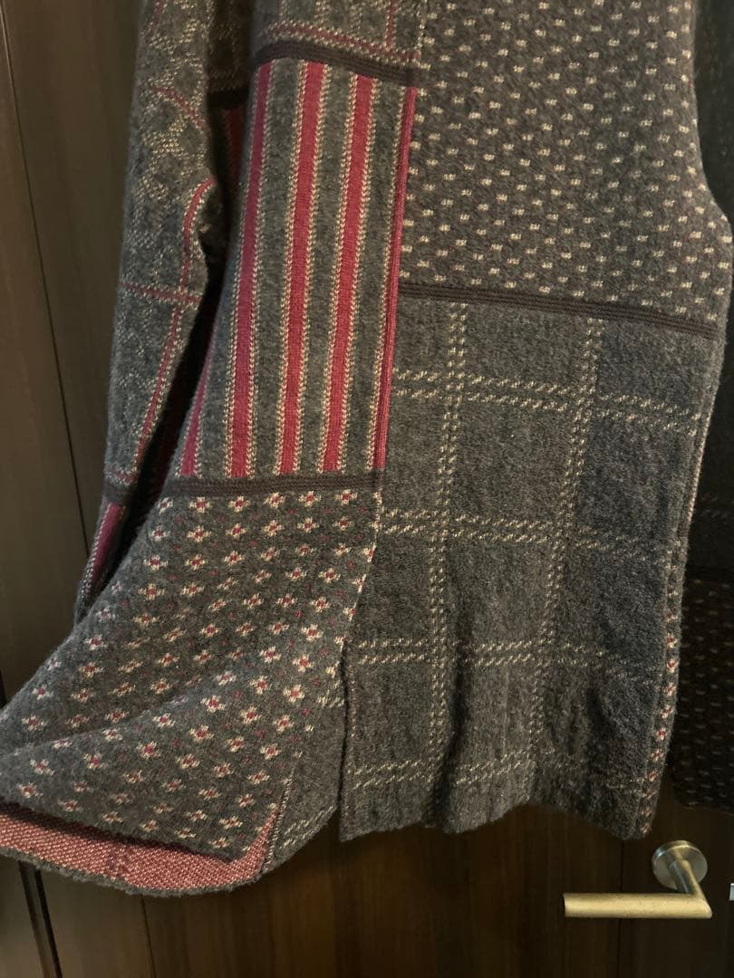 LARDINI ラルディーニ パッチワーク テーラードジャケット M