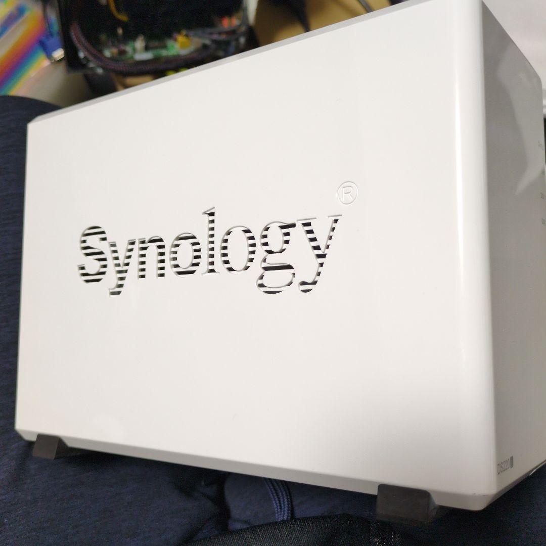 Synology DS220j NAS 動作確認・初期化済　元箱付属
