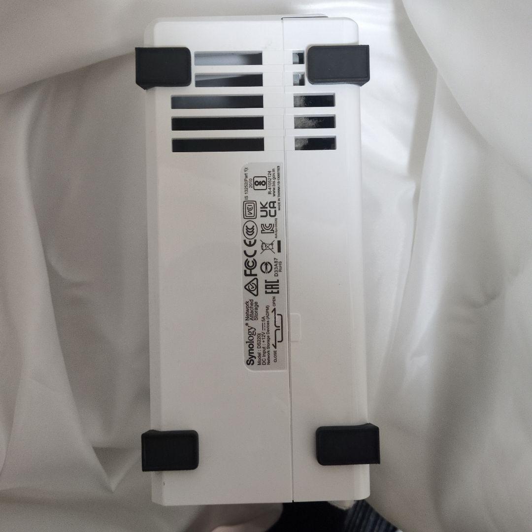 Synology DS220j NAS 動作確認・初期化済　元箱付属