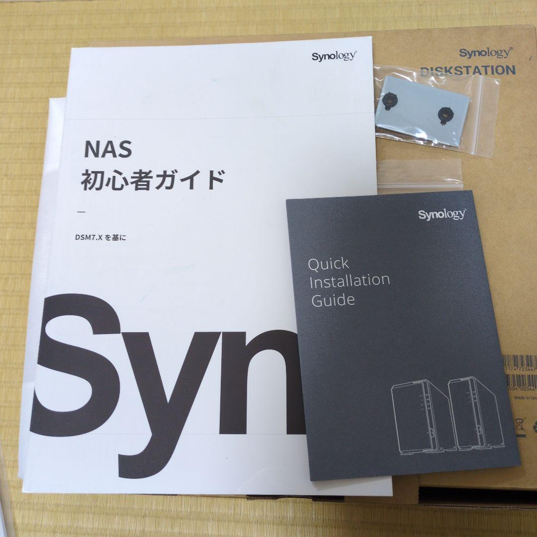 Synology DS220j NAS 動作確認・初期化済　元箱付属