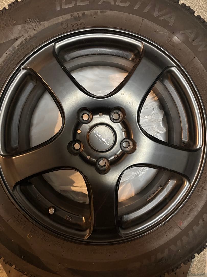 送料無料 スタッドレスタイヤホイール付き4本セット