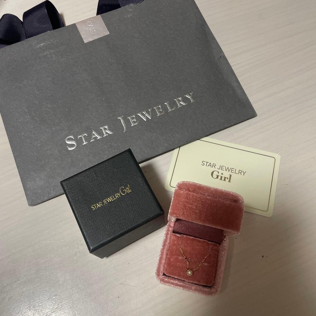 【値下げしました】 STAR JEWELRY ネックレス K10ゴールド