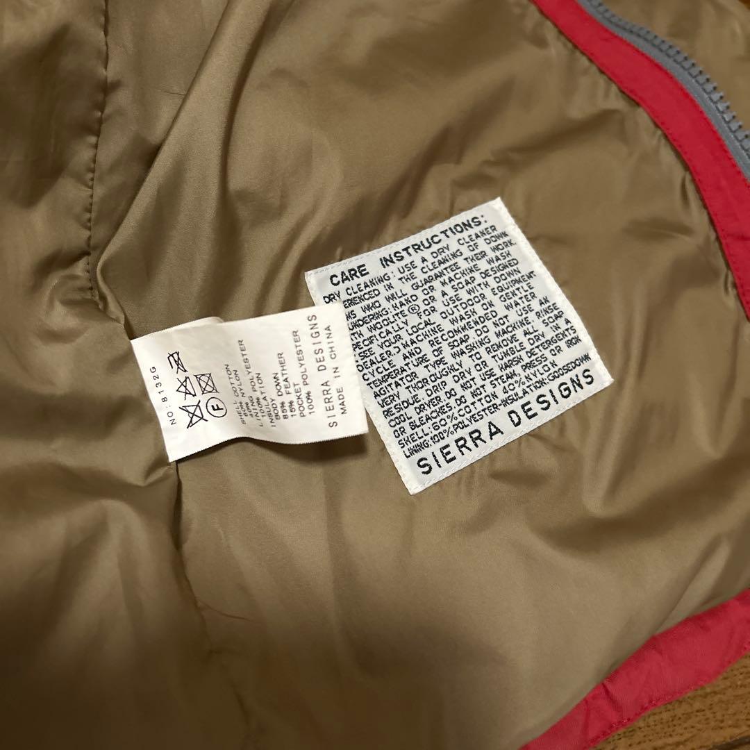 H*3様 SIERRADESIGNS ダウン トリプルネーム　送料込み