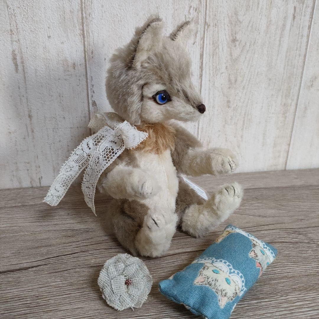 テディベア 作家 森脇 由美子 Mori's Bear　チビオオカミ