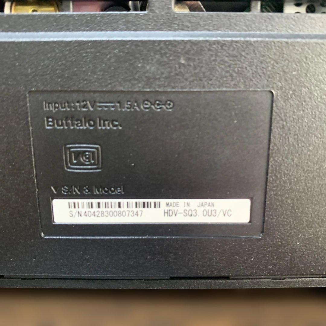 BUFFALO 外付けHDD USB3.0 HDV-SQ3.0U3/VC