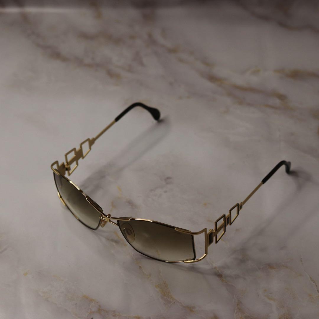 €qx.さん専用 cazal ヘキサゴン y2k レトロ デザイン ケース付き