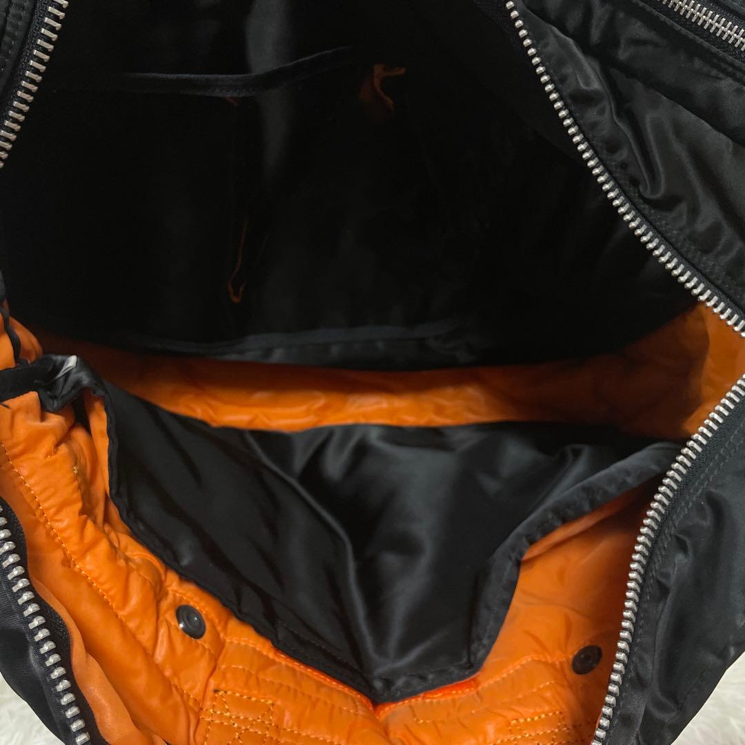 【美品】ポーター タンカー 2way オーバーナイト ブリーフケース 黒 2層