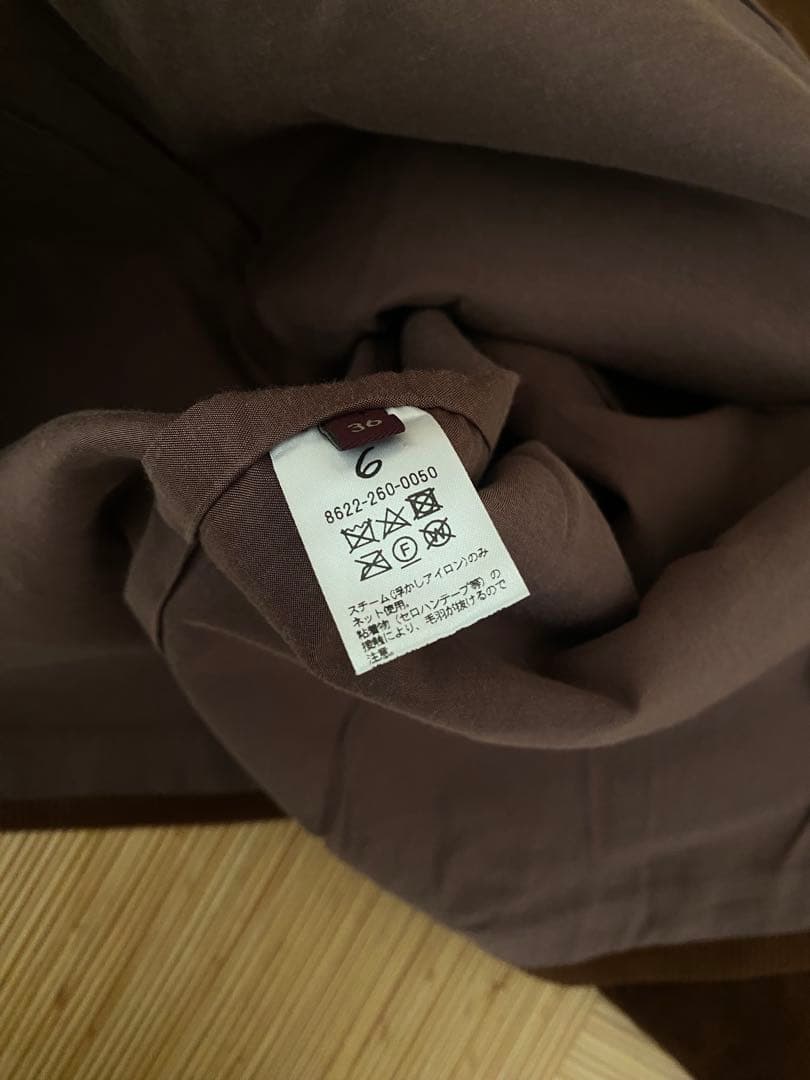 roku 6 ジャケット　コーディロイ　ブラウン