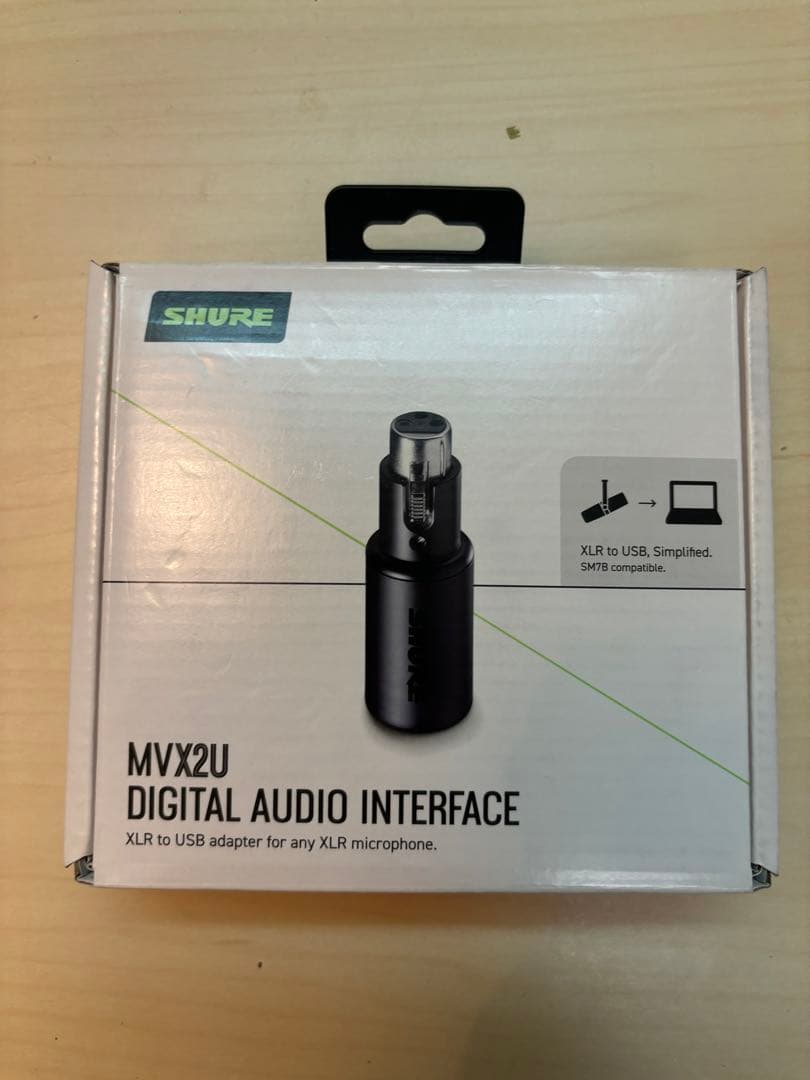 【最終値下げ】SHURE MVX2U デジタルオーディオインターフェース