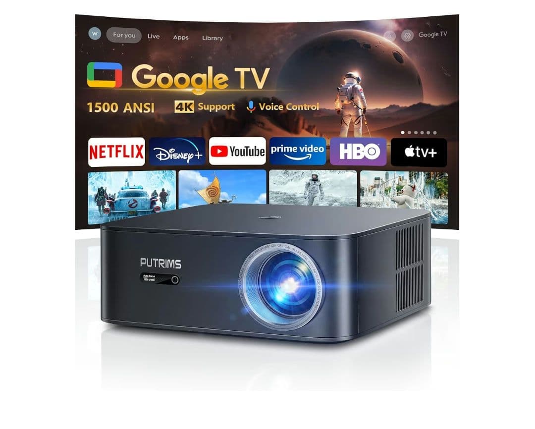 【公式Google TV搭載】PUTRIMS K12プロジェクター【高画質】