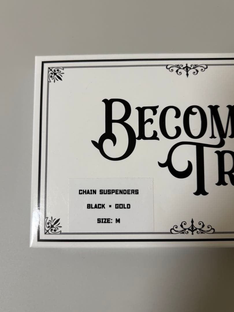 【TAKUYA∞ 着用】BECOME TREE チェーンサスペンダー