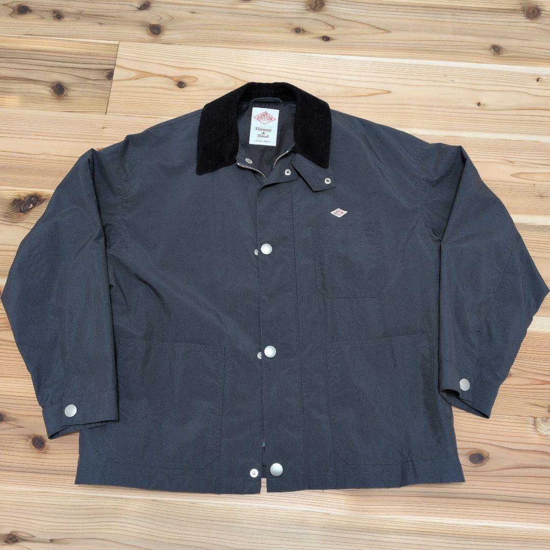 DANTON ダントン ナイロンジャケット チャコール